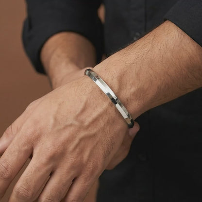 Silver Paramjit Kada For Him