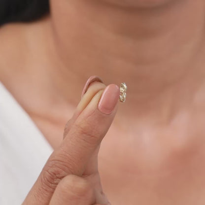 Gold Classic Gleam Lab Grown Diamond Earrings