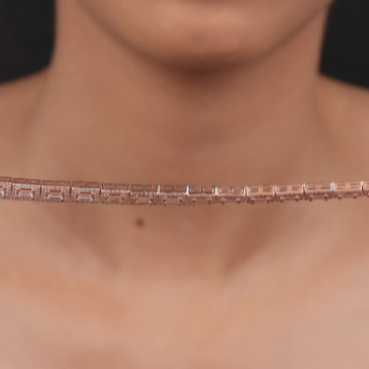 Rose Gold Imperial Tennis Bracelet