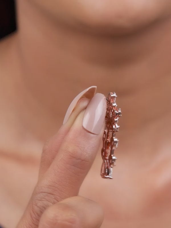 Rose Gold Romanov Earrings