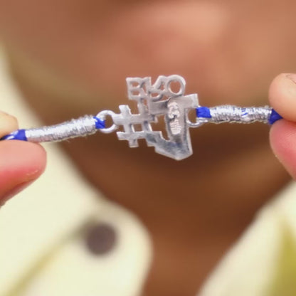 Silver No. 1 Bro Kids Rakhi for Kids