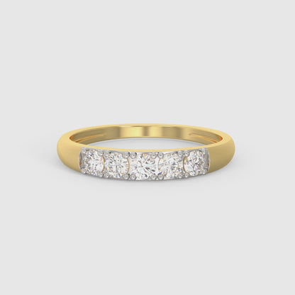 Gold Everlasting Radiance Diamond Ring