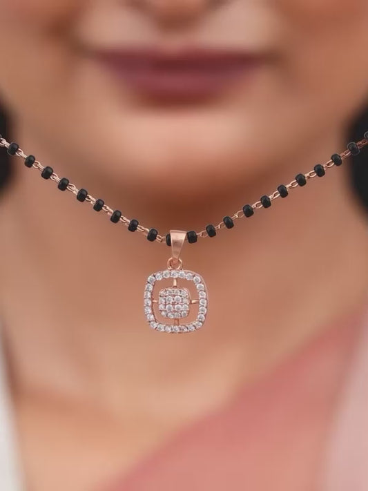 Rose Gold Equal Partners Mangalsutra