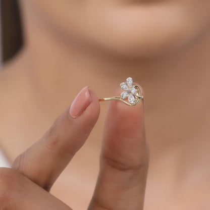 Gold Bling Fling Diamond Ring