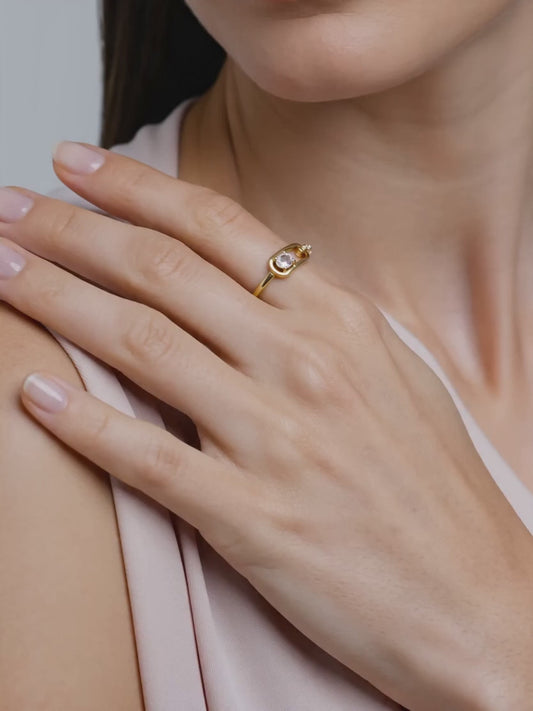 Golden Imperial Aura Ring