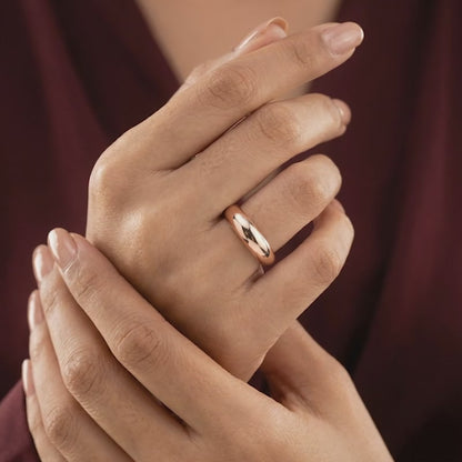Rose Gold Polished Ring