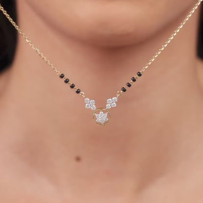 Gold Swapna Lab Grown Diamond Mangalsutra