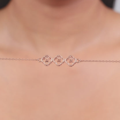 Rose Gold Classic Spark Necklace
