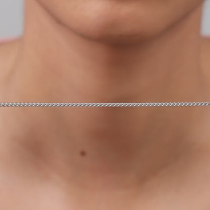 Silver Classic Curb Chain