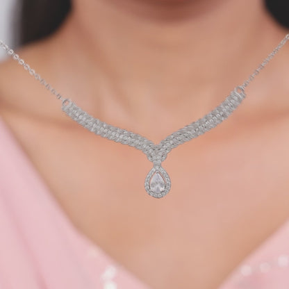 Silver Keira Necklace