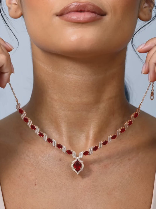 Rose Gold Pretty Woman Necklace