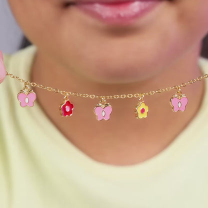 Golden Pookie Floral Kids Bracelet (2 - 8 Years)