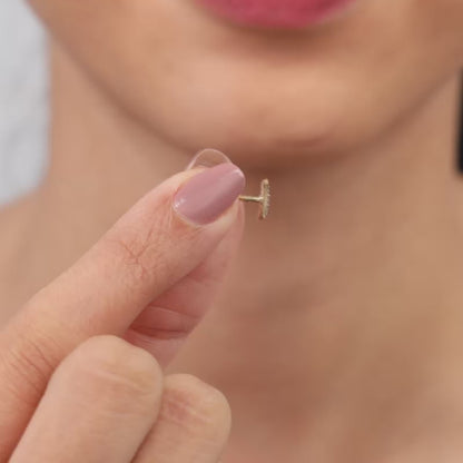 Gold Swing Lab Grown Diamond Studs