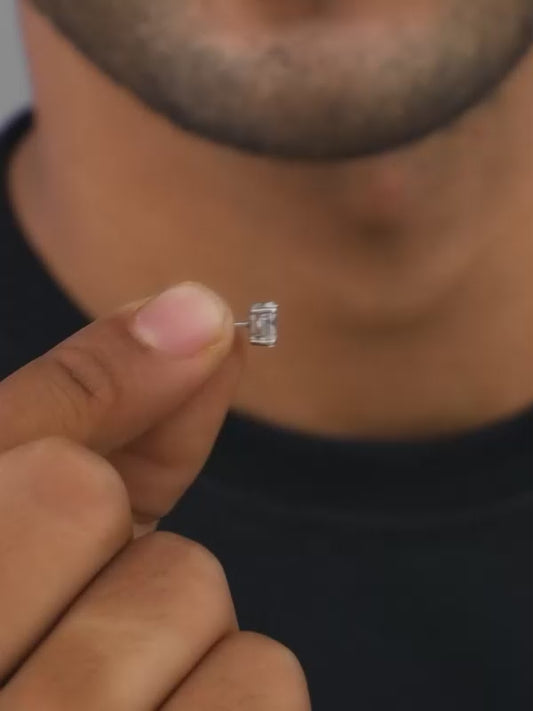 Silver Pristine Stud For Him