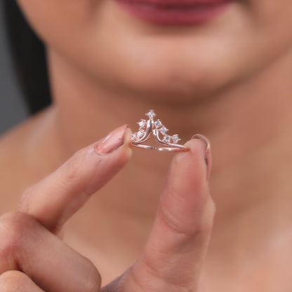 Rose Gold Falling Ring