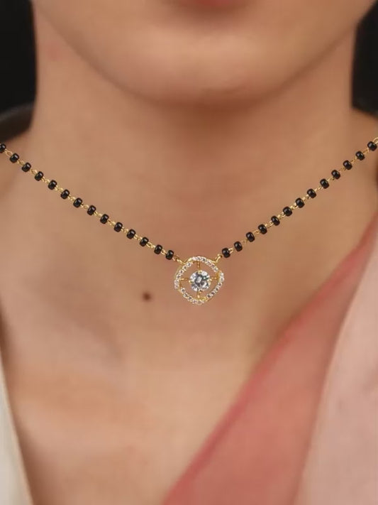Golden Glitter It On Mangalsutra