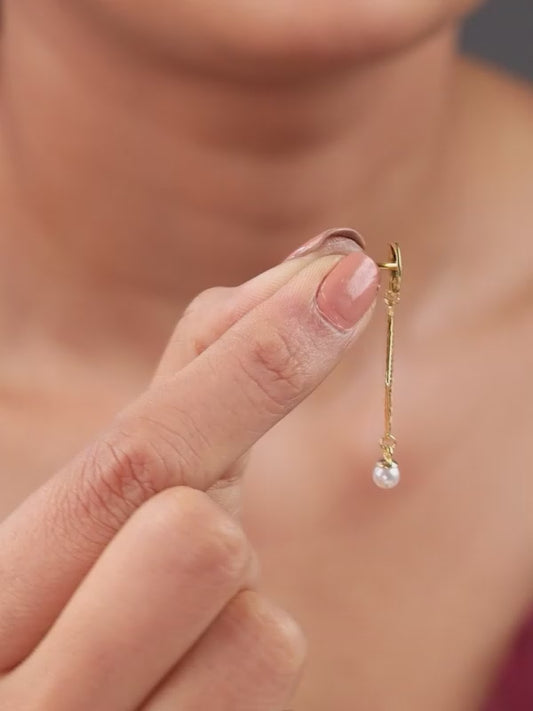 Golden Stay With Me Earrings