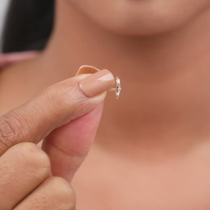 Gold Flutter Lab Grown Diamond Earrings