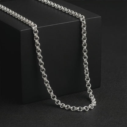 Silver Atlas Chain for Him