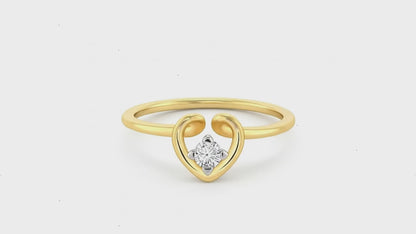 Gold Symphony Of Love Diamond Ring