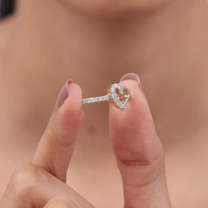 Gold Heartlight Lab Grown Diamond Ring