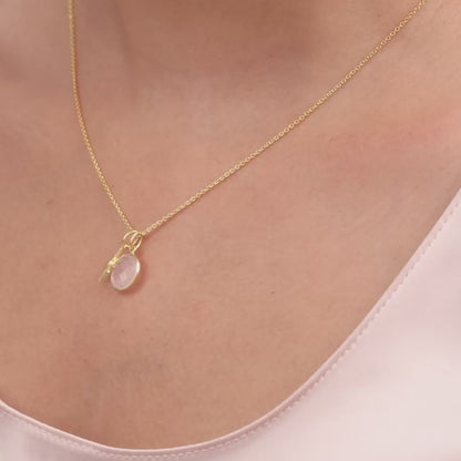 Golden Quartz Star Charm Pendant