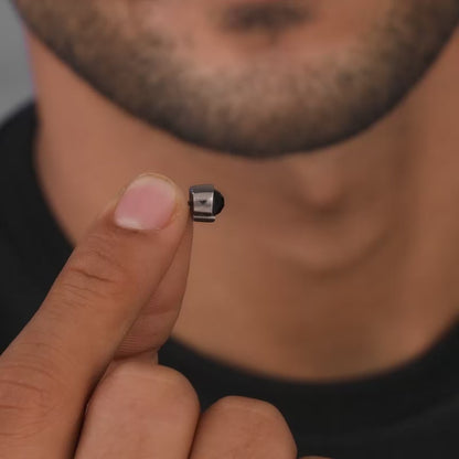 Black Rhodium  Midnight Apex Stud For Men