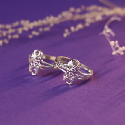 Silver Swaya Toe Rings