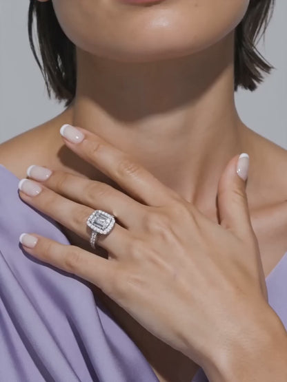 Silver Classic Solitaire Ring