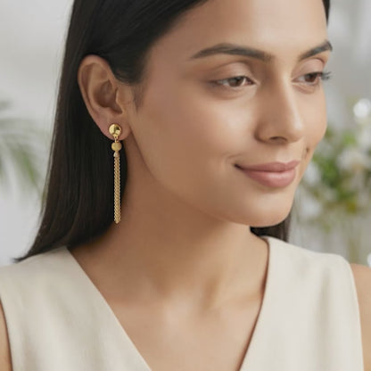 Golden Party Time Dangler Earrings