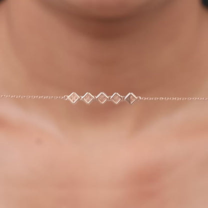 Rose Gold Classic Pendant With Link Chain