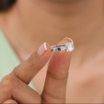 Silver All About Love Ring