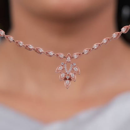 Rose Gold Rachel Necklace