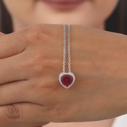 Silver Starlight Pendant with Link Chain