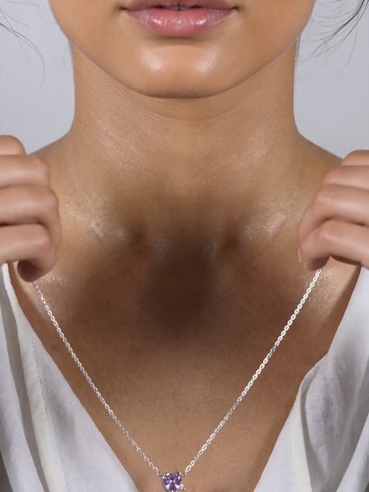 Silver Forever Held Necklace