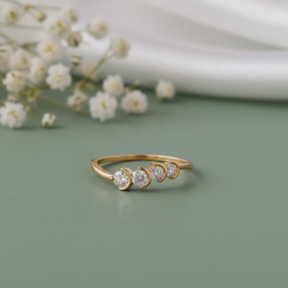 Gold Noira Lab Grown Diamond Ring