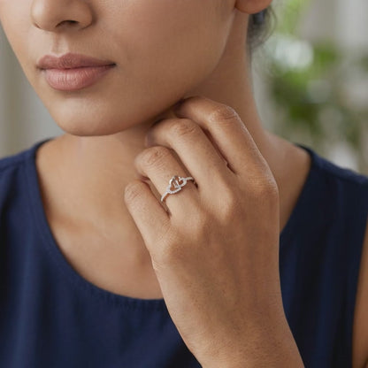 Gold Two of a Kind Lab Grown Diamond Ring (Size 12)