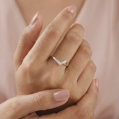 Gold Violette Lab Grown Diamond Ring (Size 12)