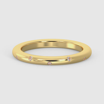 Gold Simple Elegance Diamond Ring