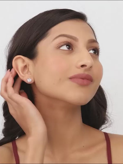 Manali's Shining Swan Studs