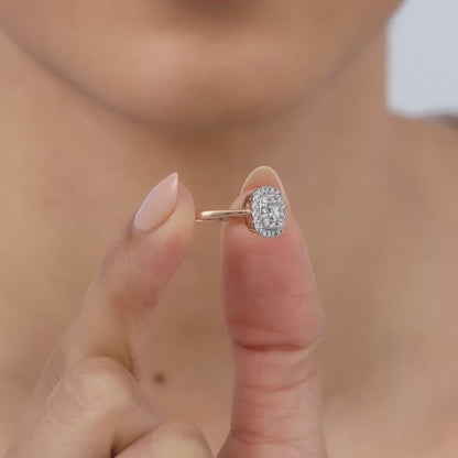 Rose Gold Pristine Solitaire Diamond Ring