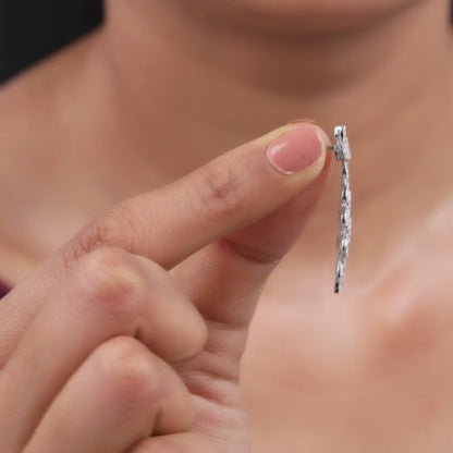 Silver Bikaner Crest Earrings