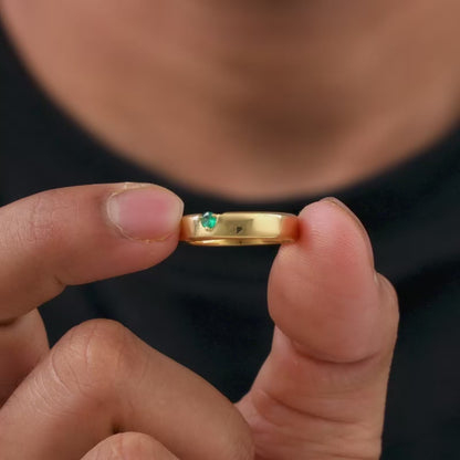 Golden Saṃta Ring For Him