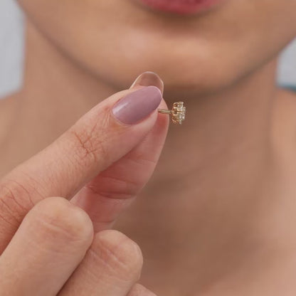 Gold Favourite Bloom Lab Grown Diamond Studs
