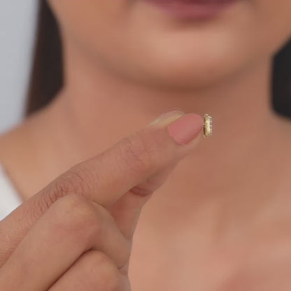 Gold Mango Gleam Lab Grown Diamond Earrings