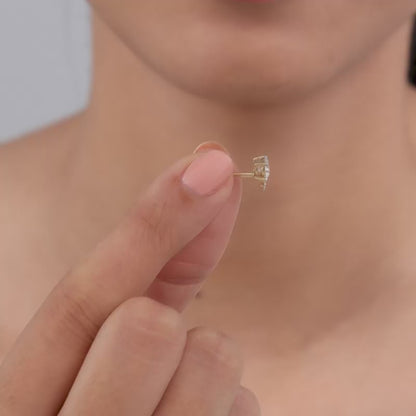 Gold Celeste Lab Grown Diamond Studs