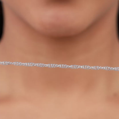 Silver Rope Chain