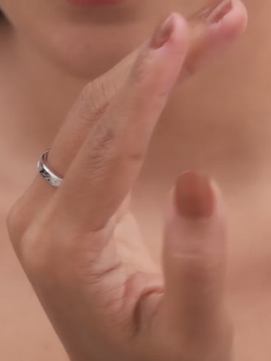 Silver Endless Love Ring