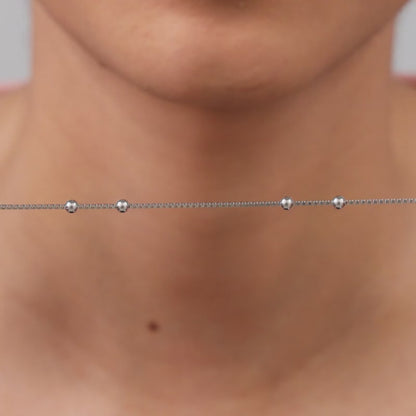 Silver Ball Station Chain