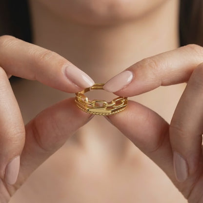 Golden Rebel Ring (Size 12)